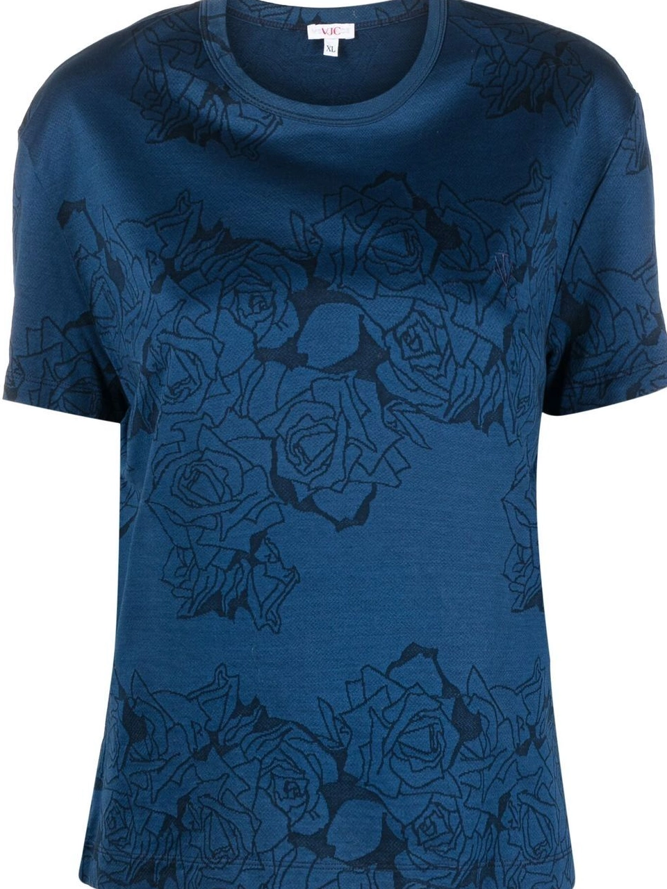 Affordable floral-print Women 2000s Versace cotton T-shirt 0412